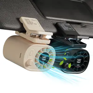 Mini Waist Clip-on Fan,100 Speeds,LED Display,Rechargeable Personal Fan,360° Rotation,Strong Clip,Portable Fan, Hands-Free Cooling for Travel,Work, Stroller,Camping