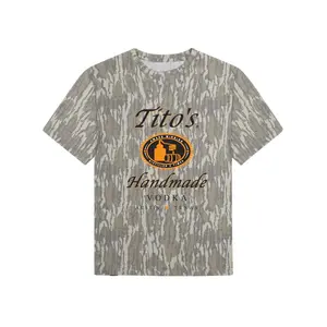 {Full Size S-5XL} Mossy Oak Camo Combat Waterfowl Short Sleeve T-Shirt Bottomland Unisex Fit Soft Breathable Cotton Tee for Men Women Camo Print Round Neck Hunting Shirt Outdoor Casual Daily Wear Gift Idea TikTok Shop US Trendy Camouflage Tee