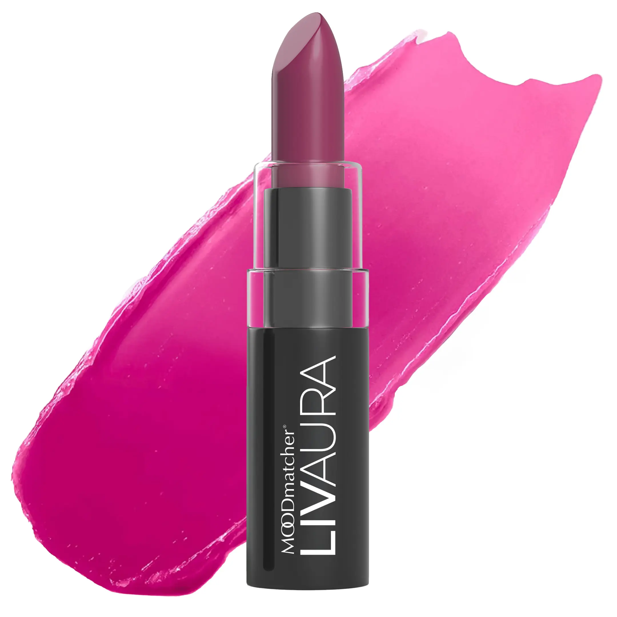 LIVAURA MOODmatcher Long Lasting Lipstick for Women – Color Changing Moisturizing Cream Lipsticks, Smudge Proof Lip Stick, Easy to Apply Lip Makeup, Made in USA (Purple)