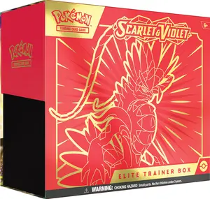 Pokémon TCG: Scarlet & Violet Elite Trainer Box - Koraidon Red (1 Full Art Promo Card, 9 Boosters and Premium Accessories)