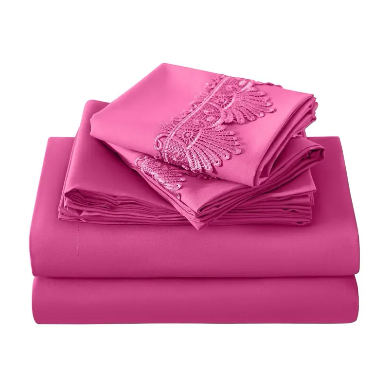 6 pcs Solid Color Bedsheets - Soft and Cozy Bedding