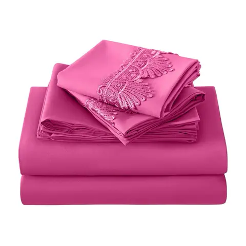 6 pcs Solid Color Bedsheets - Soft and Cozy Bedding