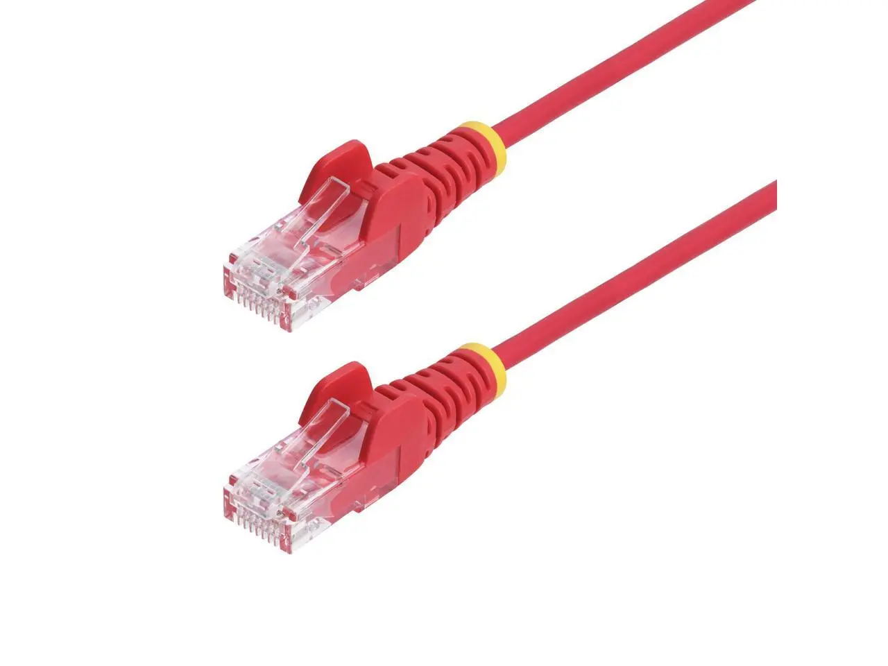 StarTech 5ft Red Slim CAT6 Ethernet Cable, Snagless RJ45, LSZH, 28AWG Pure Bare Copper, Slim Network Patch Cable/Cord