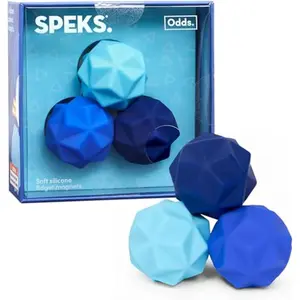 Soft Silicone Fidget Magnets Silent Stress Relief Toys Textured Magnetic Balls for Adults & Teens 14+ Blue