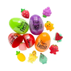 Brightly Colored Mochi Squishy-Filled Easter Eggs - 48 Pc.