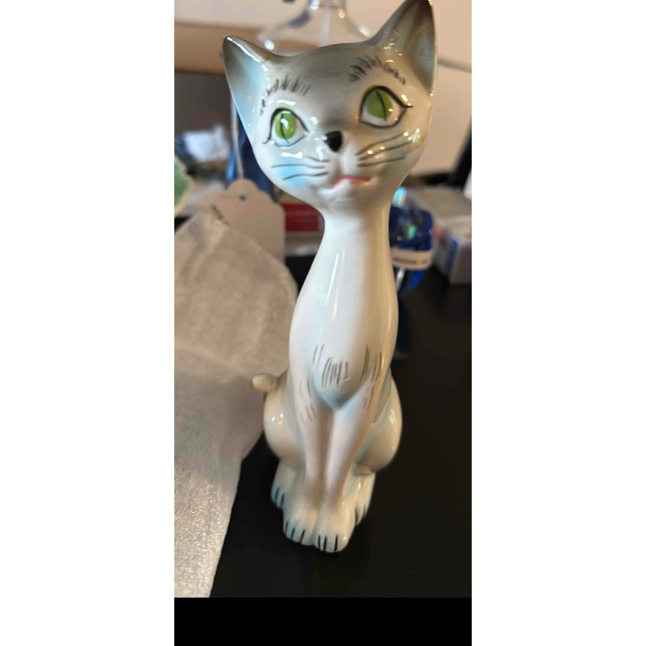 Vintage Siamese cat figurine