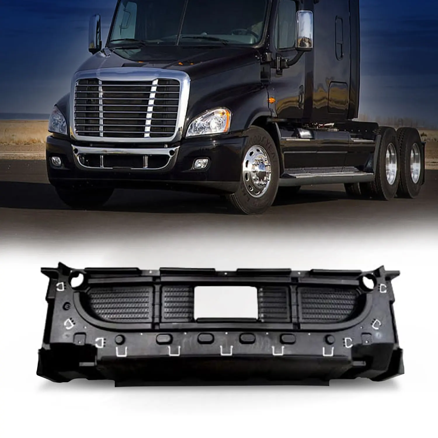 Torque Freightliner Cascadia Front Inner Bumper Reinforcement Support for 2008-2017 Semi Trucks (TR065)