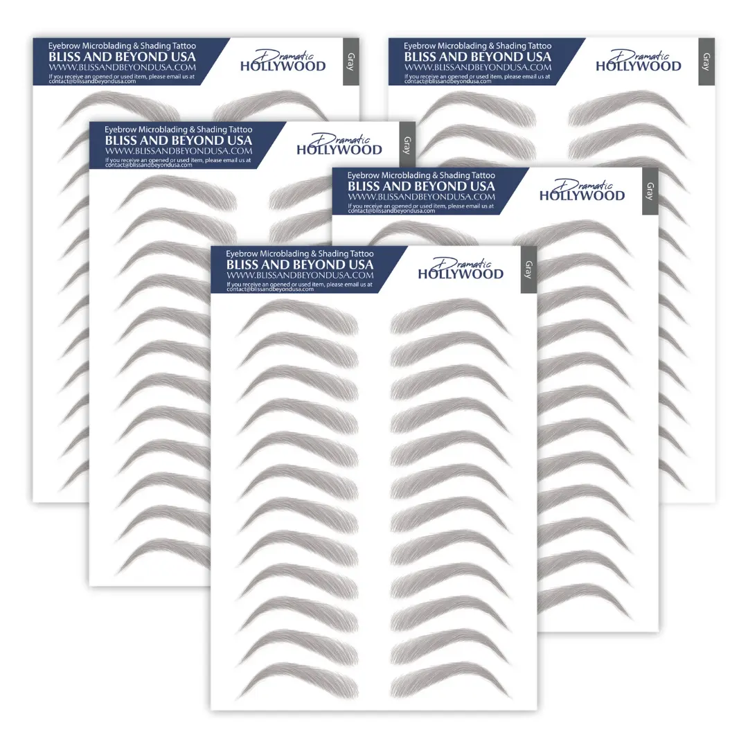 Value pack! Eyebrow Tattoo Stickers 5 Sheets. Value pack! Eyebrow Tattoo Stickers 5 Sheets.