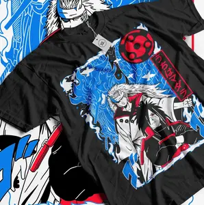 Madara Uchiha T-shirt Naruto Itachi Manga Strip Horror Anime Gift shirt All Size color