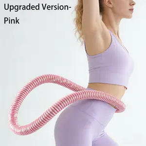 Multifunctional Hula Hoop Fitness Equipment  Soft Spring Exercise Hoops  Comfortable Design for Waist Protection Home Gym Kit