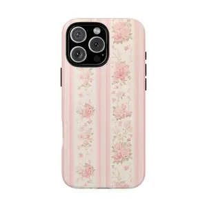 Blushing Floral Phone Case, Love Shack Fancy Inspired Design, Gift For Friend,Tough Case Phone,Magsafe Tough Phone, IP 17,16 15, 14, 13, 12, 11, X, Pro, Pro max, Plus, SS21-25, Ultra