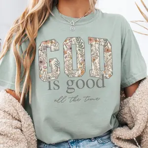 Comfort Colors God is good Christian shirt , Religious T-shirt , Bible verse tee, Cozy Fit, Perfect for Any Season, Retro Styles