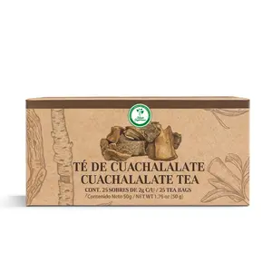 Cuachalalate Tea – 25 Tea Bags – 100% Natural Herbal Infusion – Vegan – Traditional Mexican Remedy – Caffeine-Free – Hecho en México – by High Supreme
