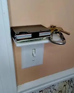 Light Switch Cover With A Shelf