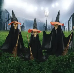34-inch Witch Trio Lawn Decoration