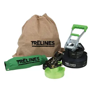 Treslines Classic Slackline 50 ft Ratchet