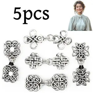 5 pcs Vintage Sweater Clips Clothing Cinch Clip Girls Brooch Clips for Clothing High Strength Alloys Brooch Clips for Women's Sweater, Shawl, Shirt, Dress tiktokshopspringglowup