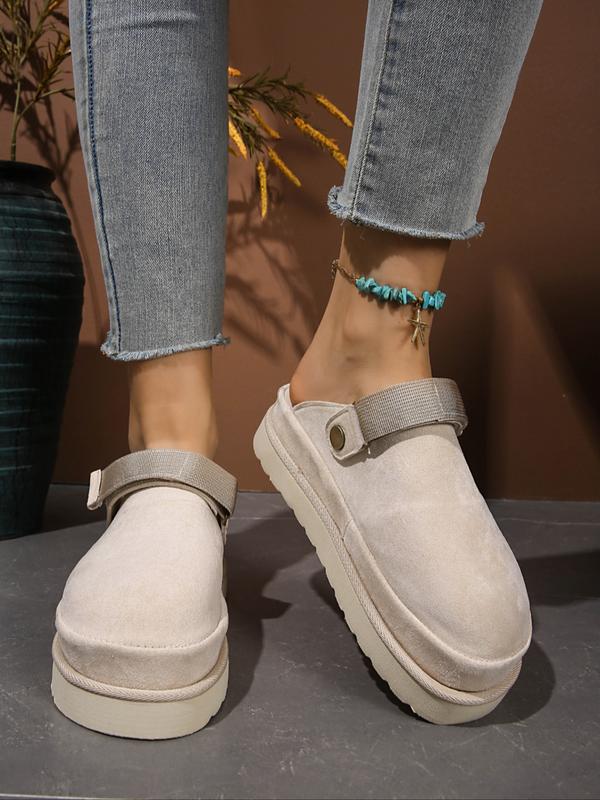 Unisex Fashion Wooden Sandals, Adjustable Comfortable Women's Slippers, Ideal Daily Casual Shoes, Perfect for Home Use, House Slippers