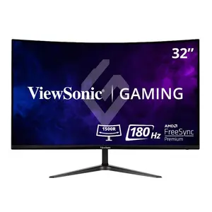 ViewSonic 32" Curved 1080p 1ms 180Hz Gaming Monitor with FreeSync Premium