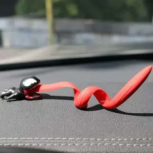 Venom Ride Pet, Dark Gothic Design, Perfect Fit for Car Dashboard, E-Bike Head, Motorcycle Handlebar, Ideal Gift Choice