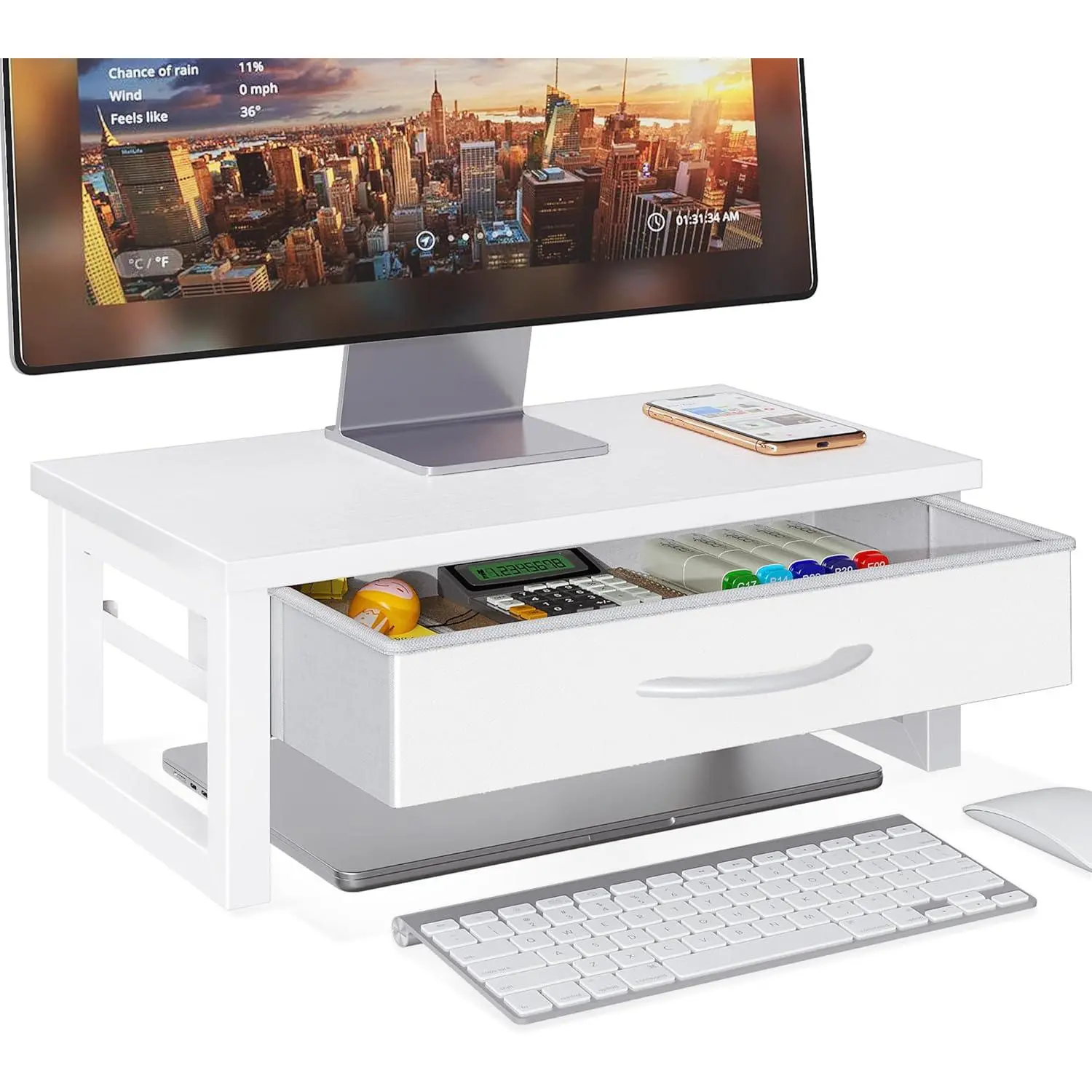 White wooden tabletop