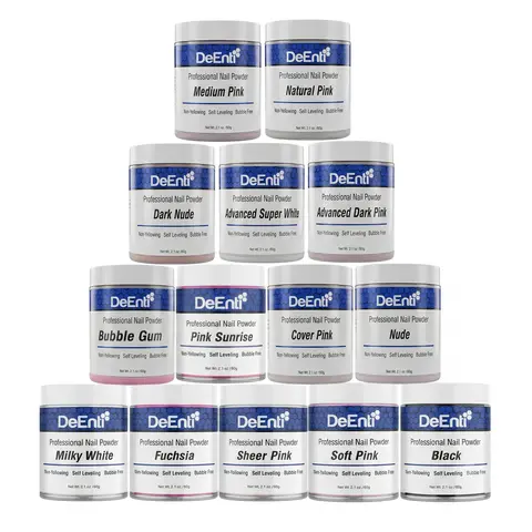 DeEnti 2.1 oz Classic Professional Acrylic Nail Powder  - Smooth, Consistent, Salon Quality Acrylic Powder Dip for Manicure, Nail Art, Fake Nails, Nail Carving