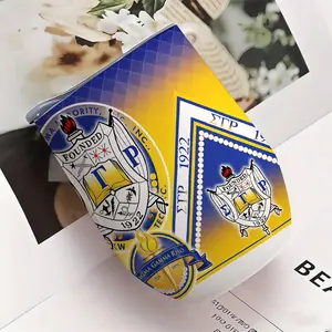 1 Piece 12oz Sigma Gamma Rho Stamp Pattern 304 Stainless Steel U-Shaped Eggshell Cup. BPA-Free. Hand Wash Only