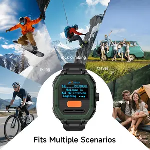 OMIZN GT5 Watch Walkie Talkie 4G Unlimited Range PoC Radios VOX Hands-Free IP65 AES256 Noise Reduction