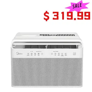 Midea 8,000 BTU U-Shaped Smart Window Air Conditioner, Quiet Energy Saving Inverter Cooling System, WiFi Smart App Control, Easy Install Window AC Unit for Bedroom Living Room Up to 350 Sq Ft, Gently Used Tested Working Clean Ready to Use FastShipUSA!