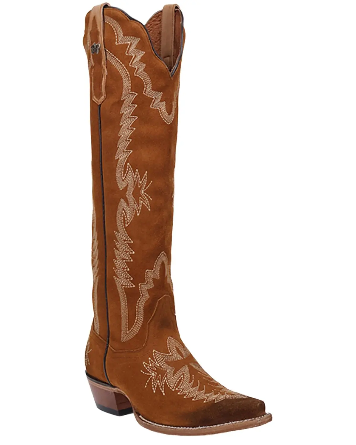Dan Post Women's Women'S Marlowe Suede Tall Western Boot Snip Toe - Dp5109