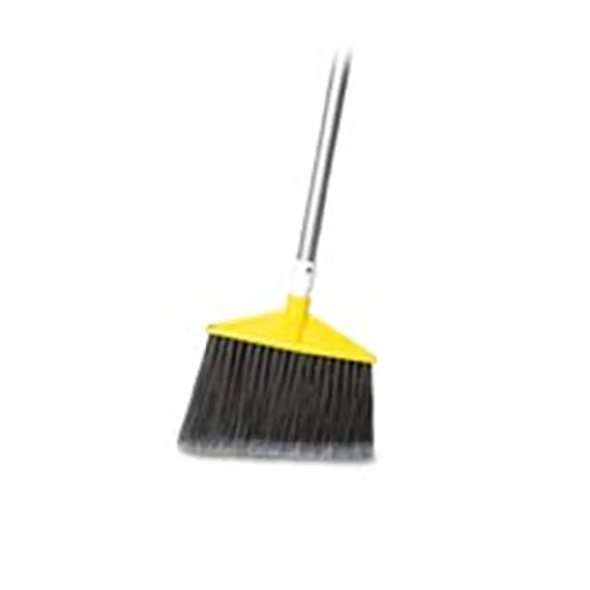 Pet Hair Removal Cleaning Angle Broom, Regular Size, Stain-Resistant Bristles, 10.50in Width, Gray, Pack of 2