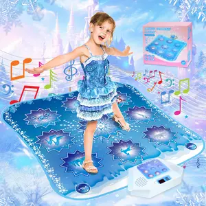 Bluetooth Dance Mat Tovs for Kids MusiealEducational Piawpad with Buiit-in Music, LEDBoard, and 3 Difficuity Levels for Ages 3-6 Years,Children's toys, essential for dancing, children's gifts