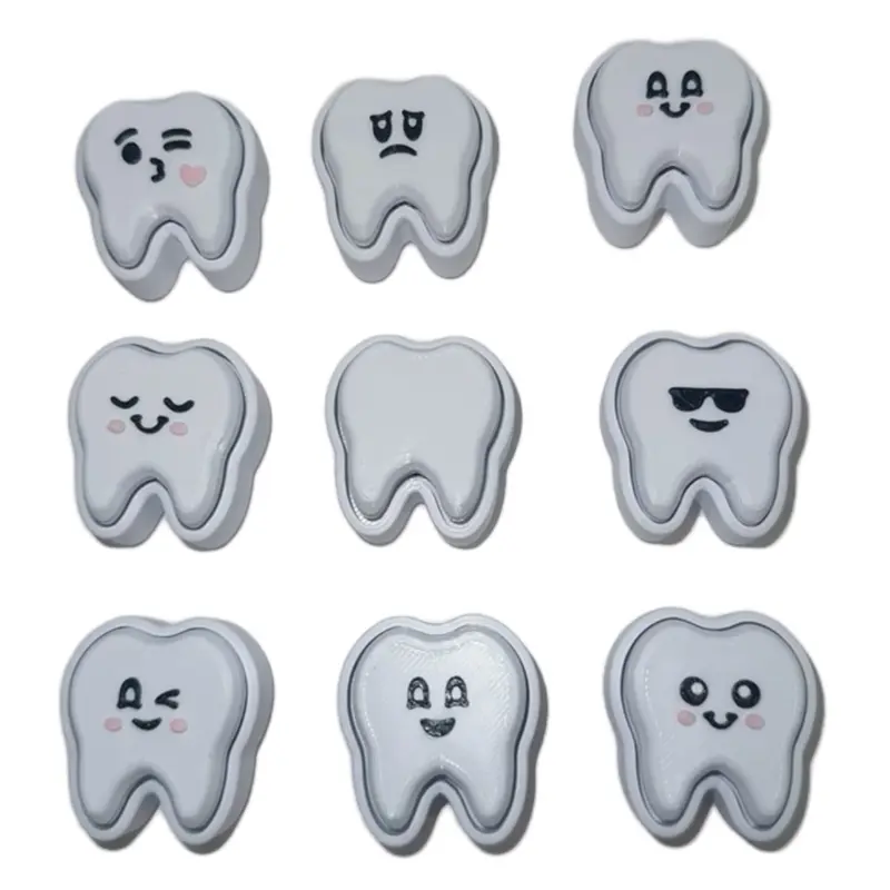 Tooth 3D Printed Clicker - Fun Dental Fidget Toy - TikTok Shop