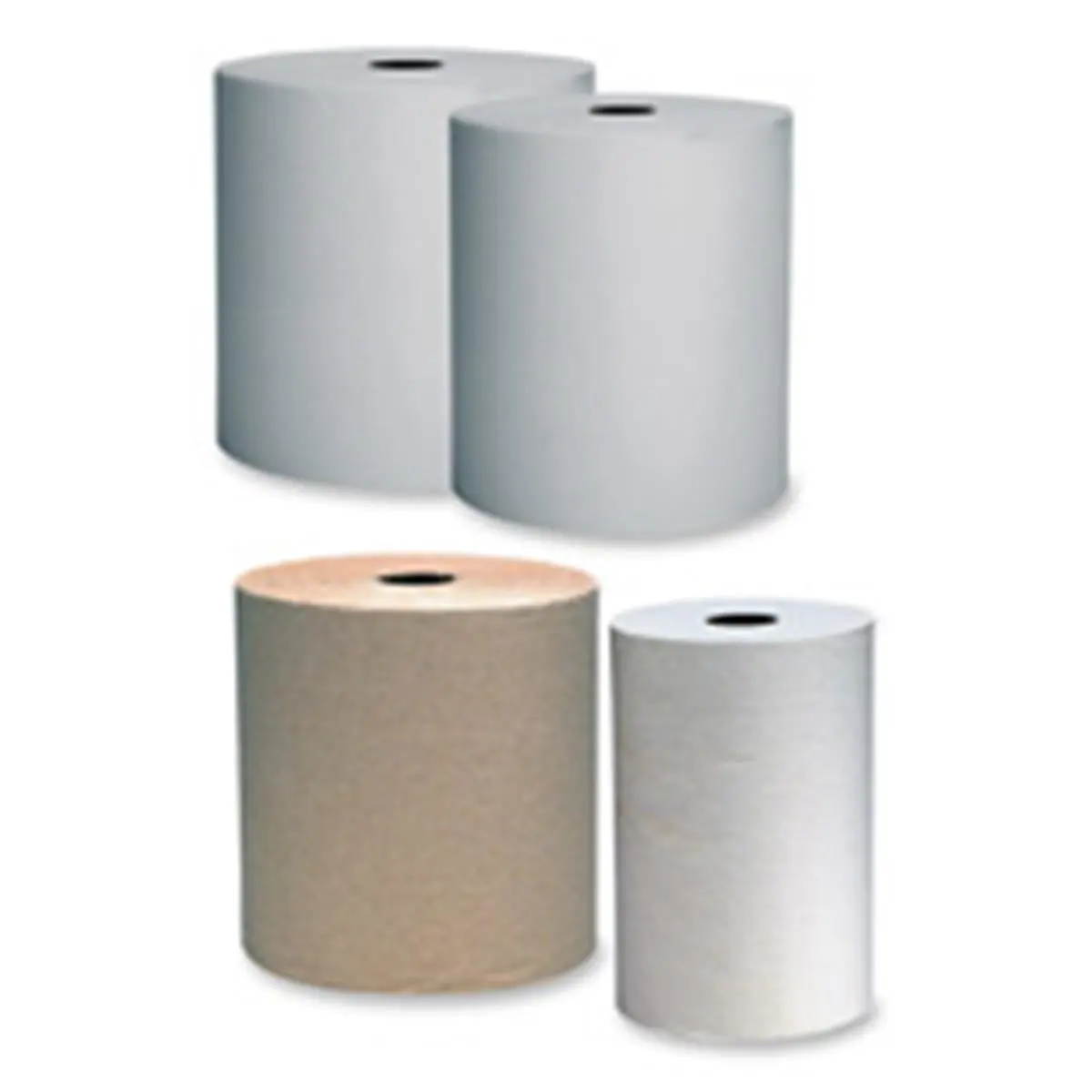 212 MAIN Nonperforated Brown Kraft Hard Roll Paper Towels - 8in.x800ft, 12-CT, Absorbent, Superior Hand Drying, EPA Standards, Nonperforated Paper Towels