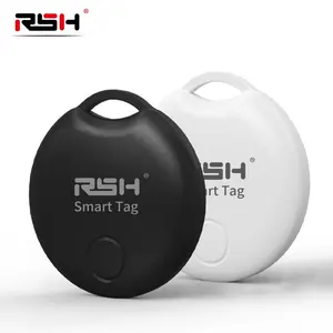 RSH Smart Tag, Wireless Tag, Rechargeable Bluetooth-compatible Smart Tracker, GPS Tracker Suitable for Find APP, Portable Anti-lost, for Wallet, Pet, Suitcase, Car Key, Car, Smart Tracking Tag