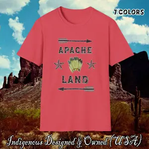 Apache Tribe Shirt Arrow Cotton Native American