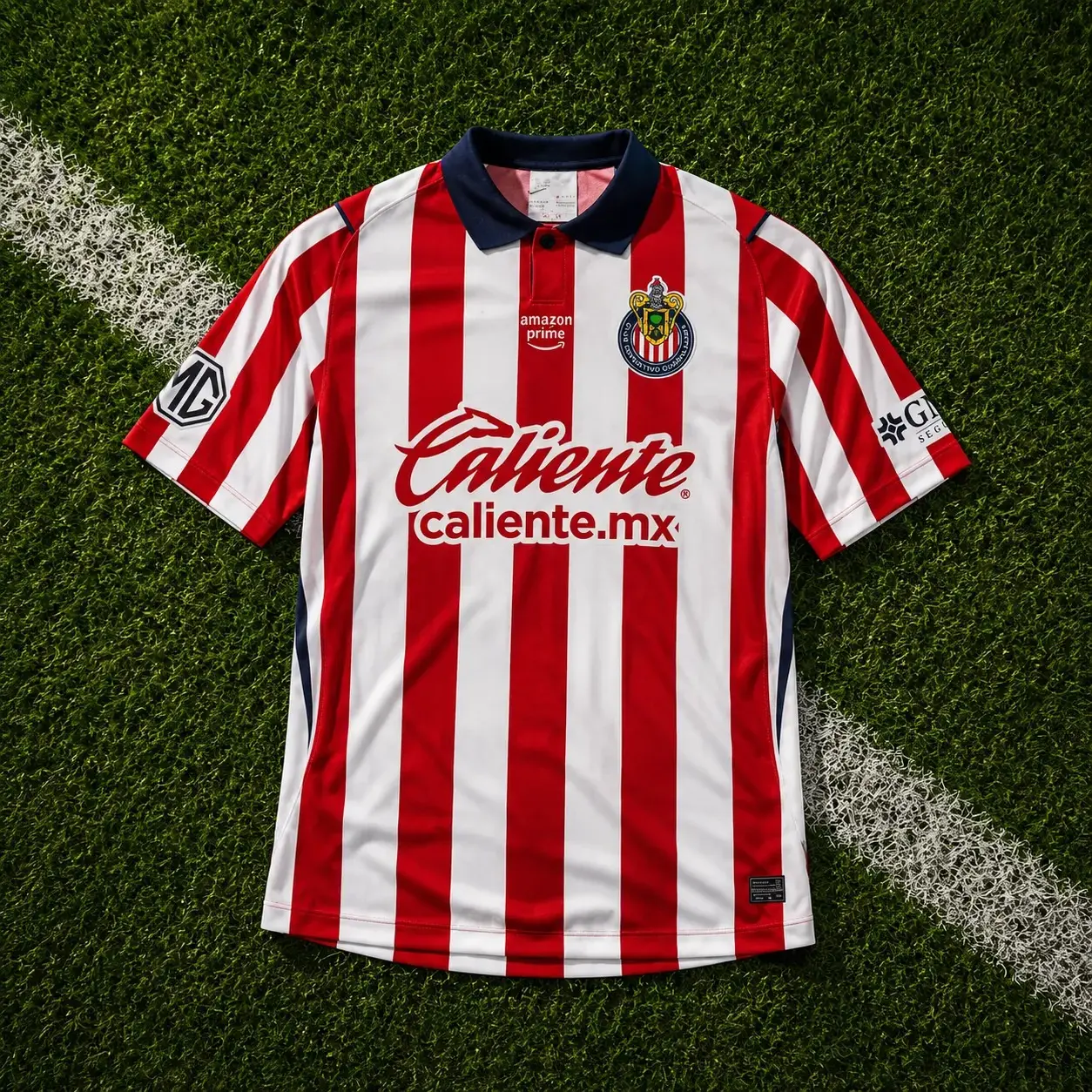 Red Chivas Home Soccer Shirt 26-27, Liga MX Fan Gear, Quick-Dry Short Sleeve Soccer Jersey, Breathable Game Day Sports Top