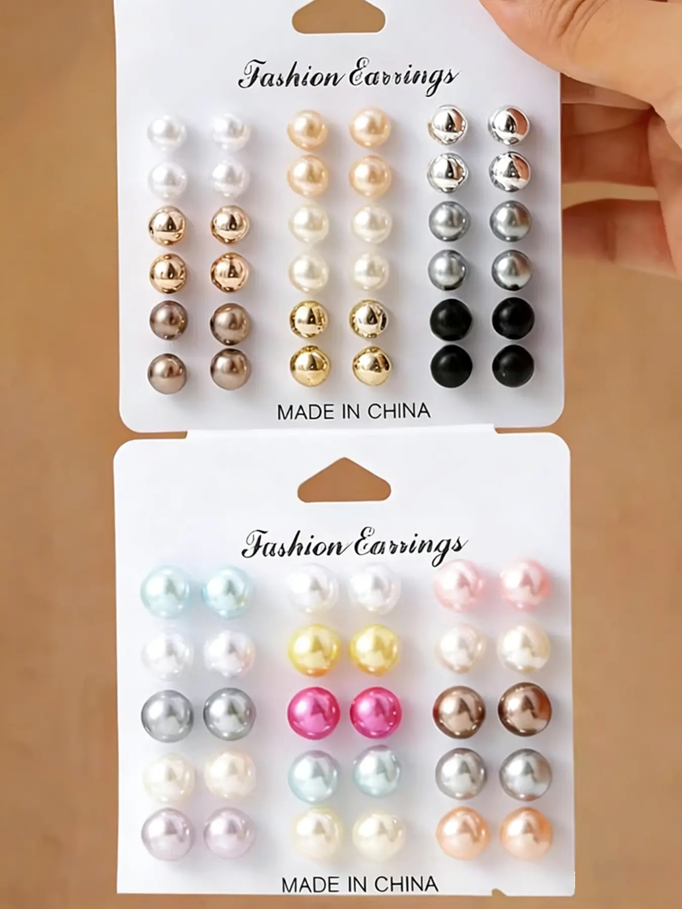 66 PCS Fashion Stud Earrings Set, Stud Earring Pack, Minimalist Elegant Colorful Faux Pearl Earrings, Fashionable Earrings, Versatile Daily Vacation Party Jewelry Gifts for Women, Ear Studs
