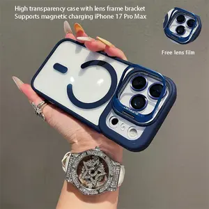 Synchronous Iteration iPhone 17 Pro Max / Pro Case, Smartphone, Multi-Functional Full Body Magnetic Protection, Ergonomic Design Grip, New Magnetic Icon Process Durable Anti-Scratch, Hidden Metal Bracket Stand, Camera Lens Cover, MagSafe, Phone-Necessity