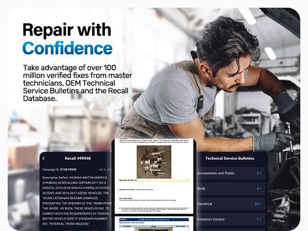 BLCKTEC 440 OBD2 Scanner - Car Code Reader & Scan Tool - Car Scanner - Helps Fix Check Engine Light Issues & More Multifunctional