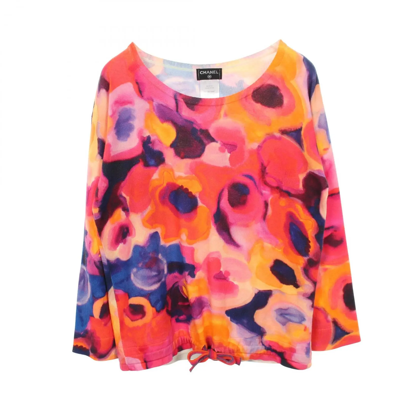 Pre-owned CHANEL Cashmere Small Leather Goods Knit Top