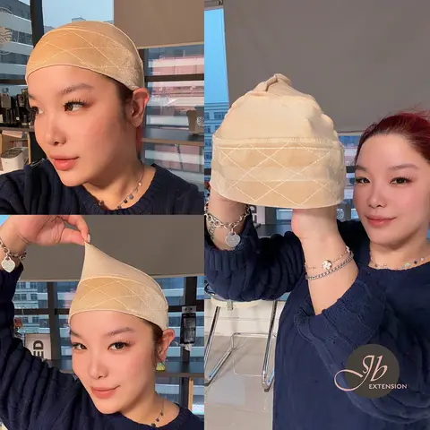 JBEXTENSION Non Slip Wig Grip Cap for Women with Silicone Band , Fully Adjustable Wig Grip , Non-Slip Wig Gripper to Keep Wigs Lace Front In Place