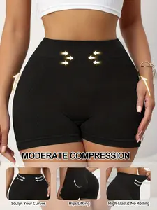 Women's Seamless Compression Shapewear Underwear, Slimming High Waist Briefs, Comfortable Casual All-Day Wear, Perfect for Daily Use & Layering