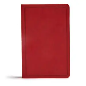 USED-CSB Deluxe Gift Bible, Burgundy Leathertouch by Csb Bibles by Holman (Imitation Leather)