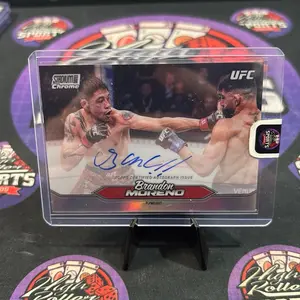 Topps 2025 UFC Brandon Moreno Autograph Card Stadium Chrome Flyweight UFC Certified Autograph Issue