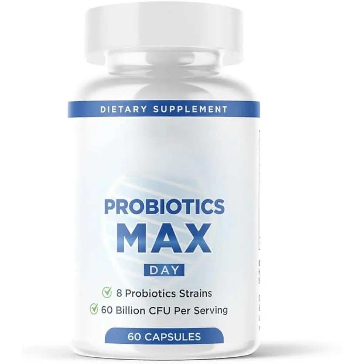 Probiotics MAX Day - 8 Probiotics Strains - 60 Capsules
