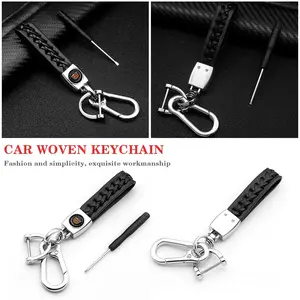 Cadillac Key Accessories, Fits All Cadillac Models, Classic Emblem Decoration, Car Logo Keychains, Scratch-Resistant Durable, Show Your Unique Style