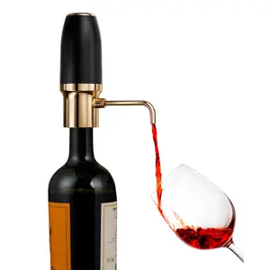Black & Gold Electric Wine Aerator - Wine Pourer