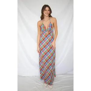 fix you too plaid midi dress
