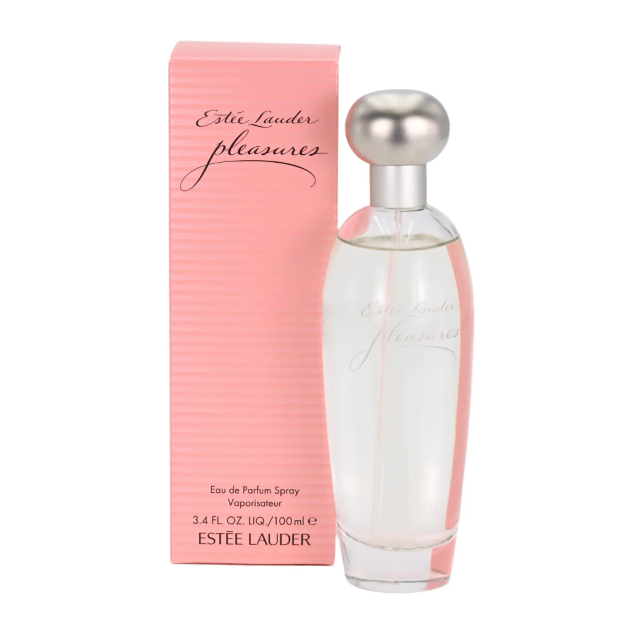 ESTÉE LAUDER Pleasures EDP Spray - Women's Captivating Elegant Floral Fragrance with Lily, Violet Leaf, 3.3/3.4 oz, New in Box, Captivating Fragrance
